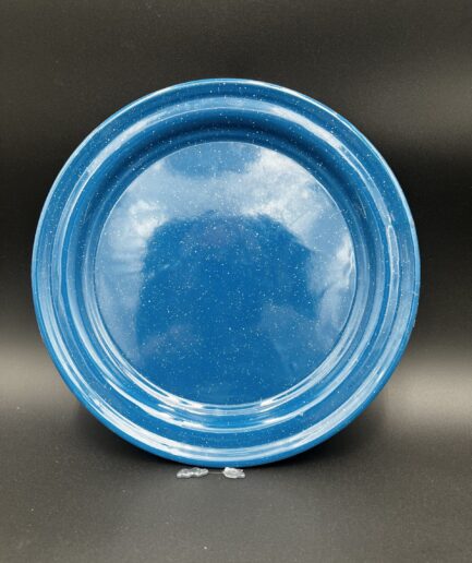 GSI Blue Enamelware Plate