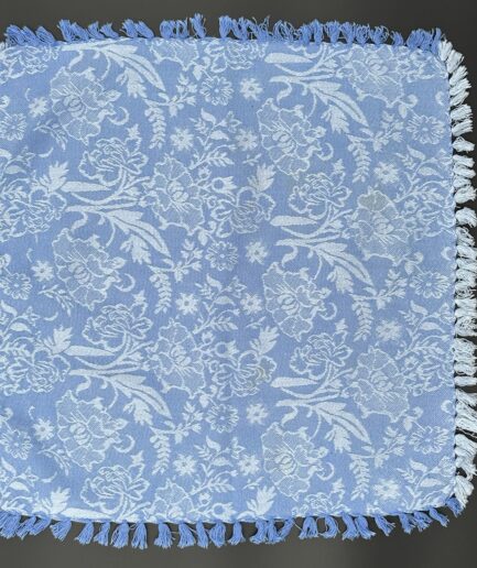 Blue Fringe Napkin