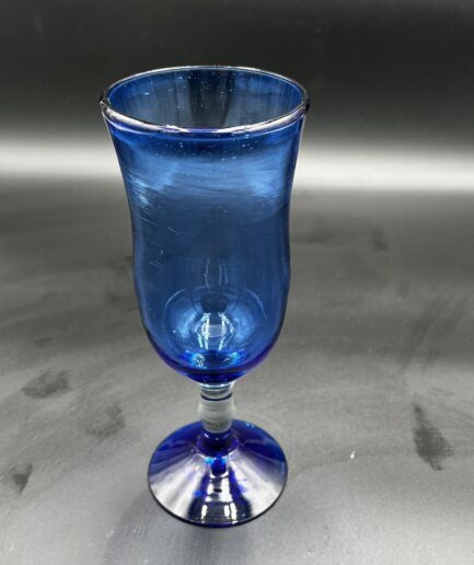 Blue Skinny Goblet