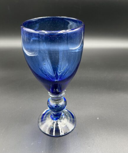 Blue Wide Goblet