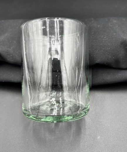 Clear Hand-Blown Lowball