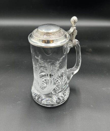 Etched Deer Beer Stein