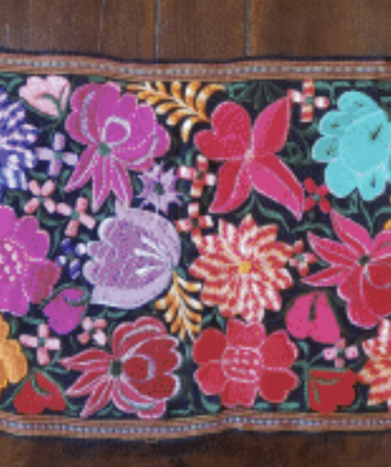Fresco Fabrics Floral Embroidered Placemat