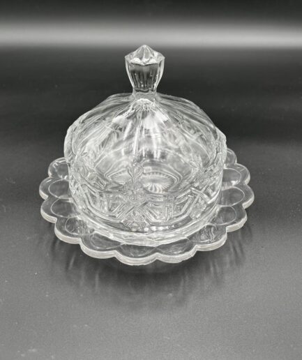 Vintage Glass Butter Cloche