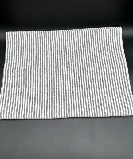 Black and White Striped PB Runner