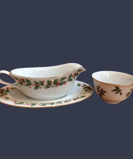Lenox Winter Cranberry Bowl