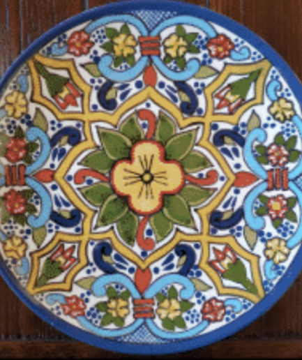 Pottery Barn Talavera Melamine Salad Plate