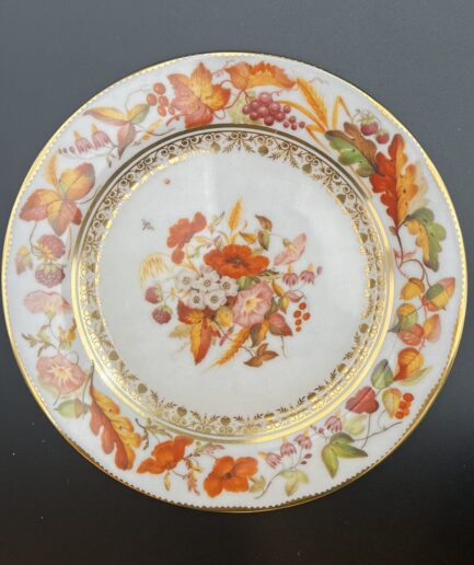 Ornate Fall Motif Metal Plate