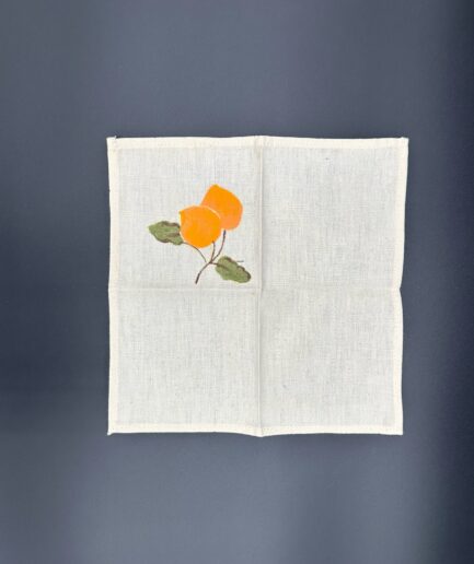 Painted Peach Napkin Small