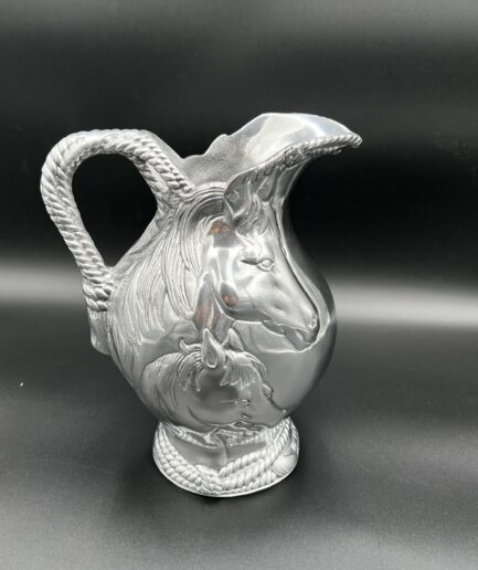 Pewter Horse Pitcher