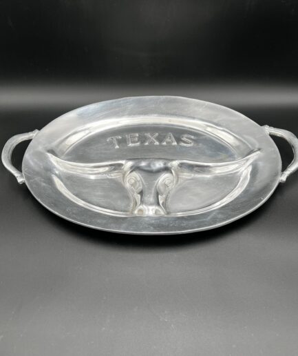 Pewter Texas Longhorn Platter