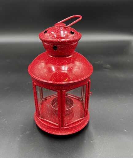 Red Tea Light Lanterns