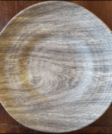 Merritt "Wood" Melamine Salad Plate