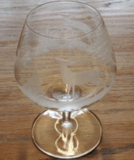 Etched Snifter