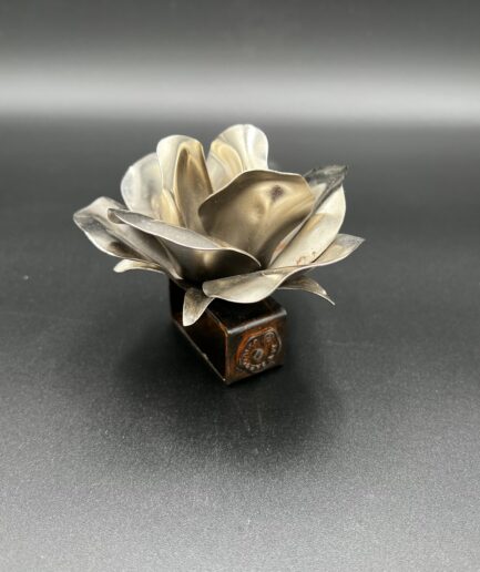 Silver Rose Napkin Rings
