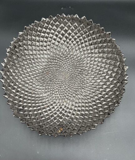 Textured Sunflower Serving Dish