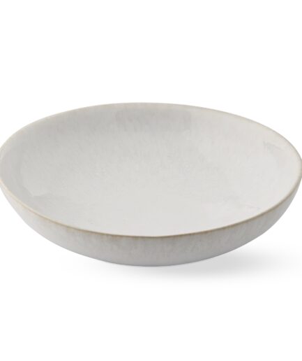 White Cyprus Pasta Bowl