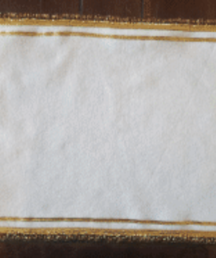 White + Gold Placemat